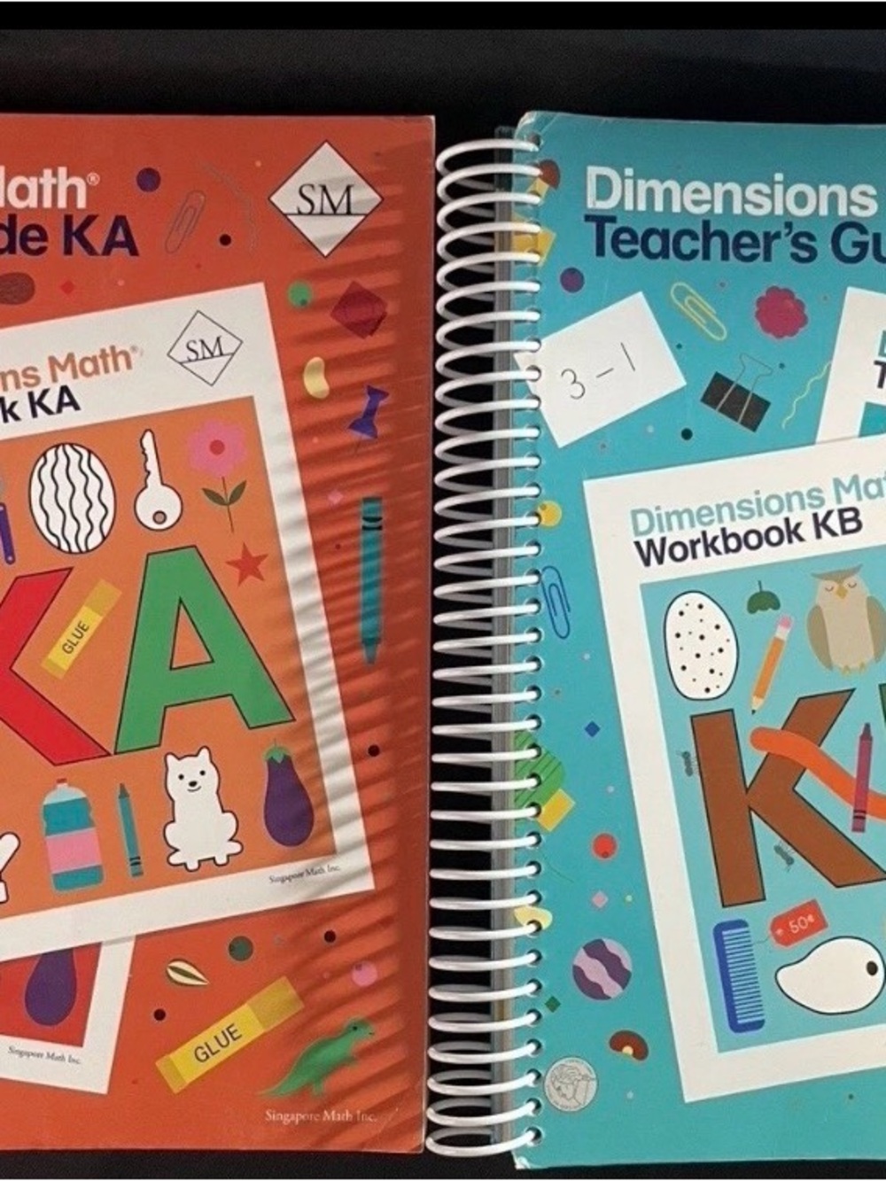 KA & KB Teachers Guide Set - Singapore Math